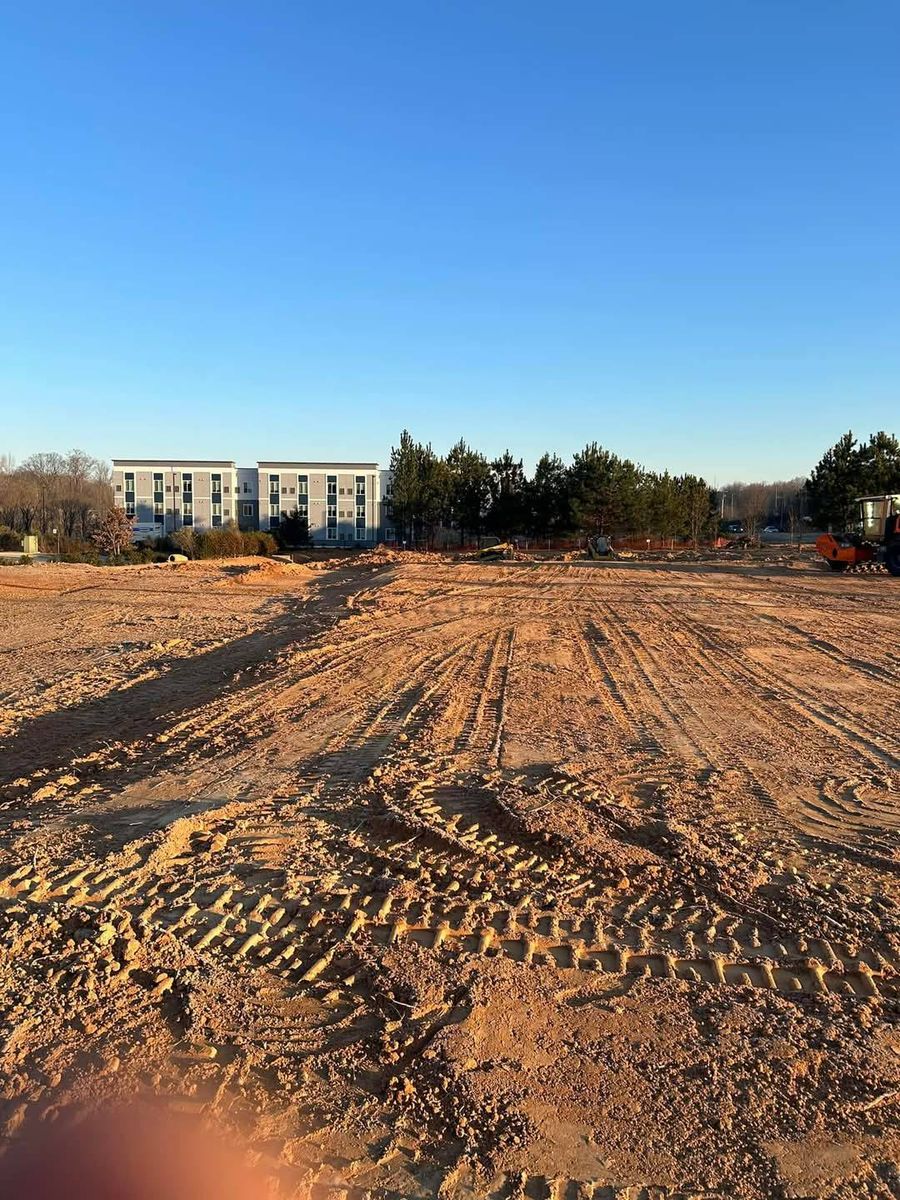 Land Grading for CST Dirt Solutions in Rowan, NC