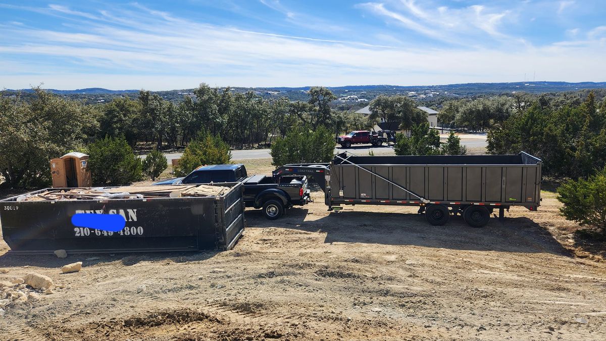 Residential & Commercial Excavation for Bison Creek Construction in New Braunfels, TX