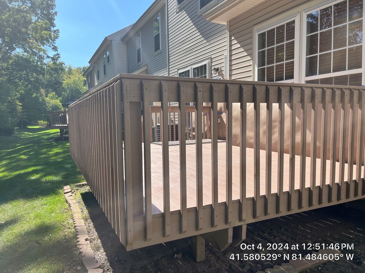 Decks & Patios for Hilltop Drafting & Design LLC in Geauga County, Ohio