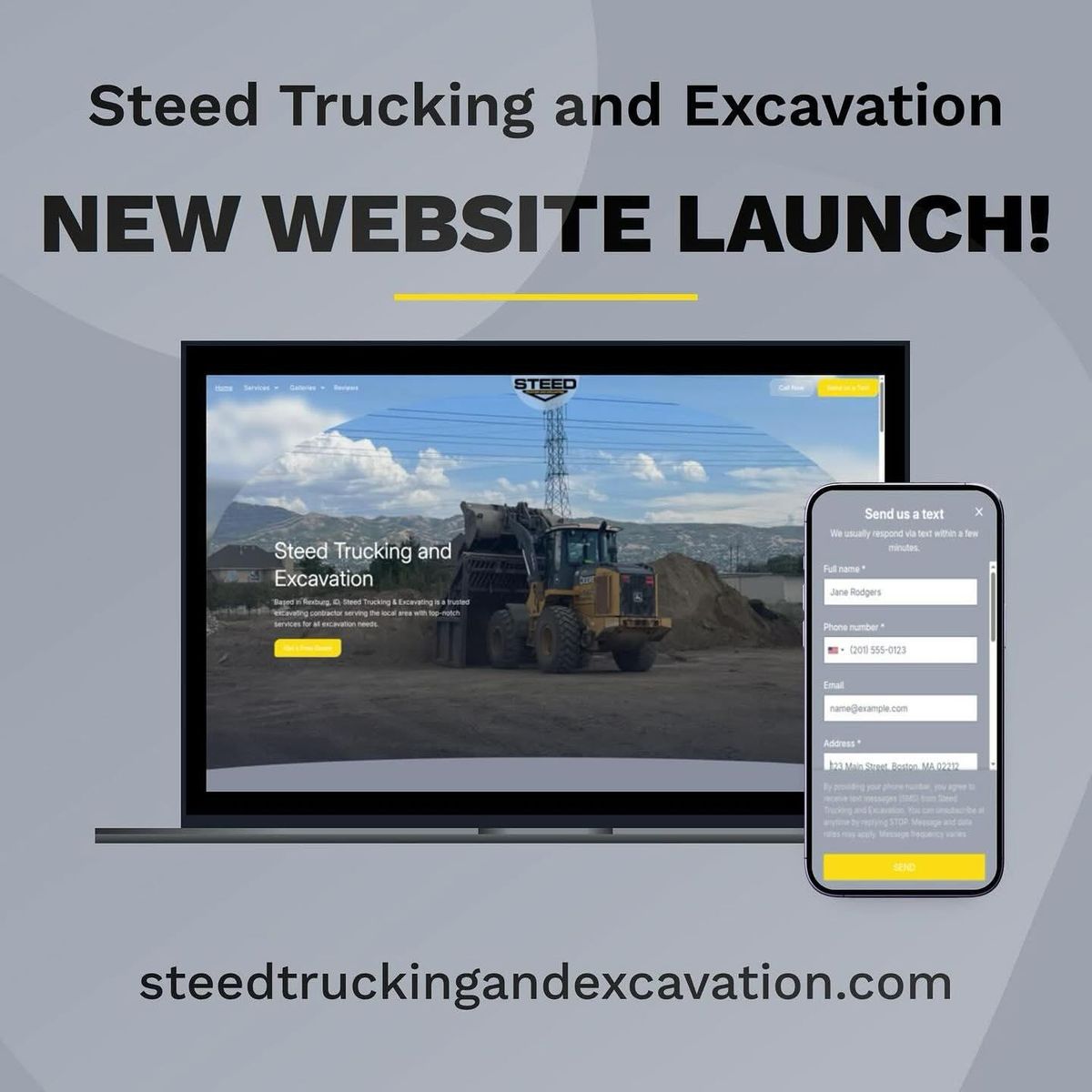 Land Clearing & Demolition for Steed Trucking and Excavation in Rexburg, ID