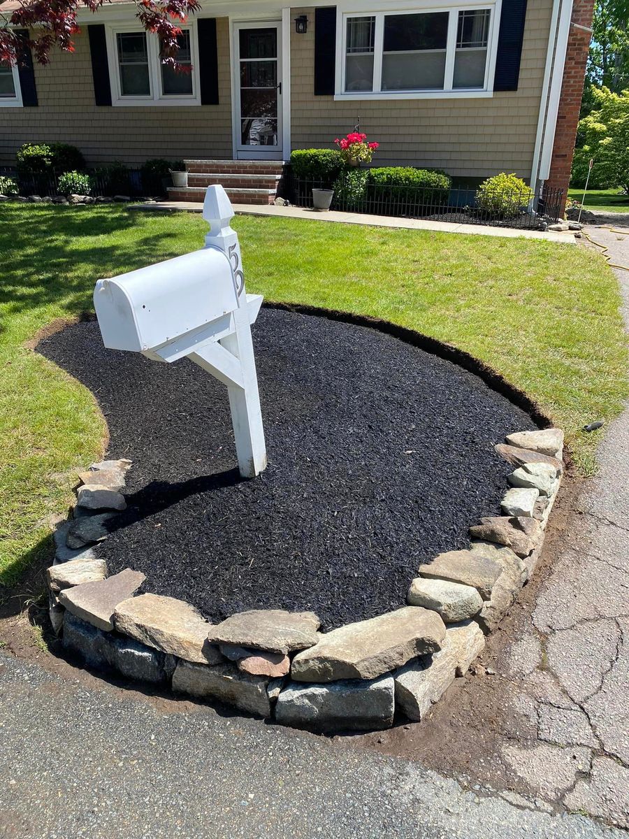 Retaining Wall Construction for Wilson’s Landscape Services LLC in West Bridgewater, MA