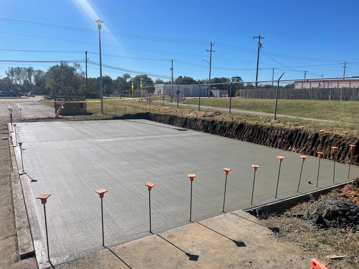 Decorative Concrete for Project X Construction LLC in Tulsa, OK