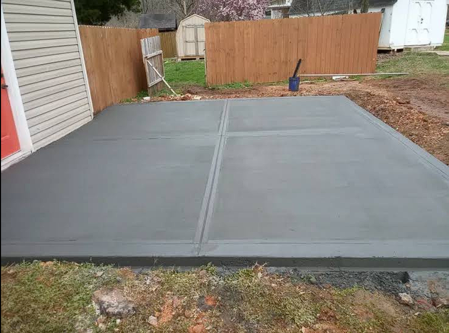 Concrete Slab Construction for Kerley's Concrete in Lancaster, SC