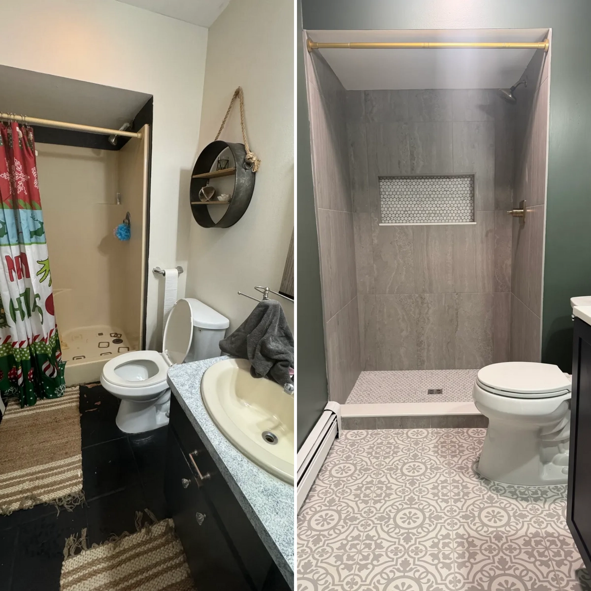 Custom Tile Installation for Northern Tile in Richmond, MI