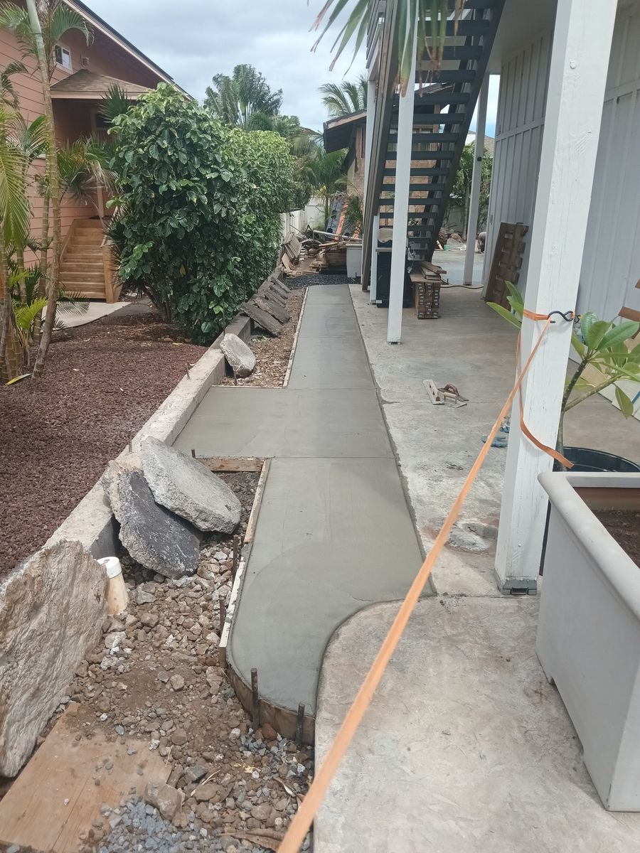 Concrete for Maui Strong Masonry LLC in Maui, HI