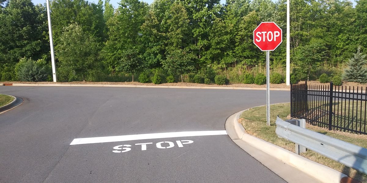 Signage for Stripe A Lot in Knoxville, TN