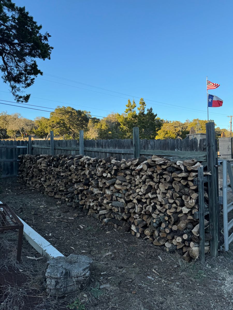 Firewood Delivery for Z’s Trees LLC in Grey Forest, TX