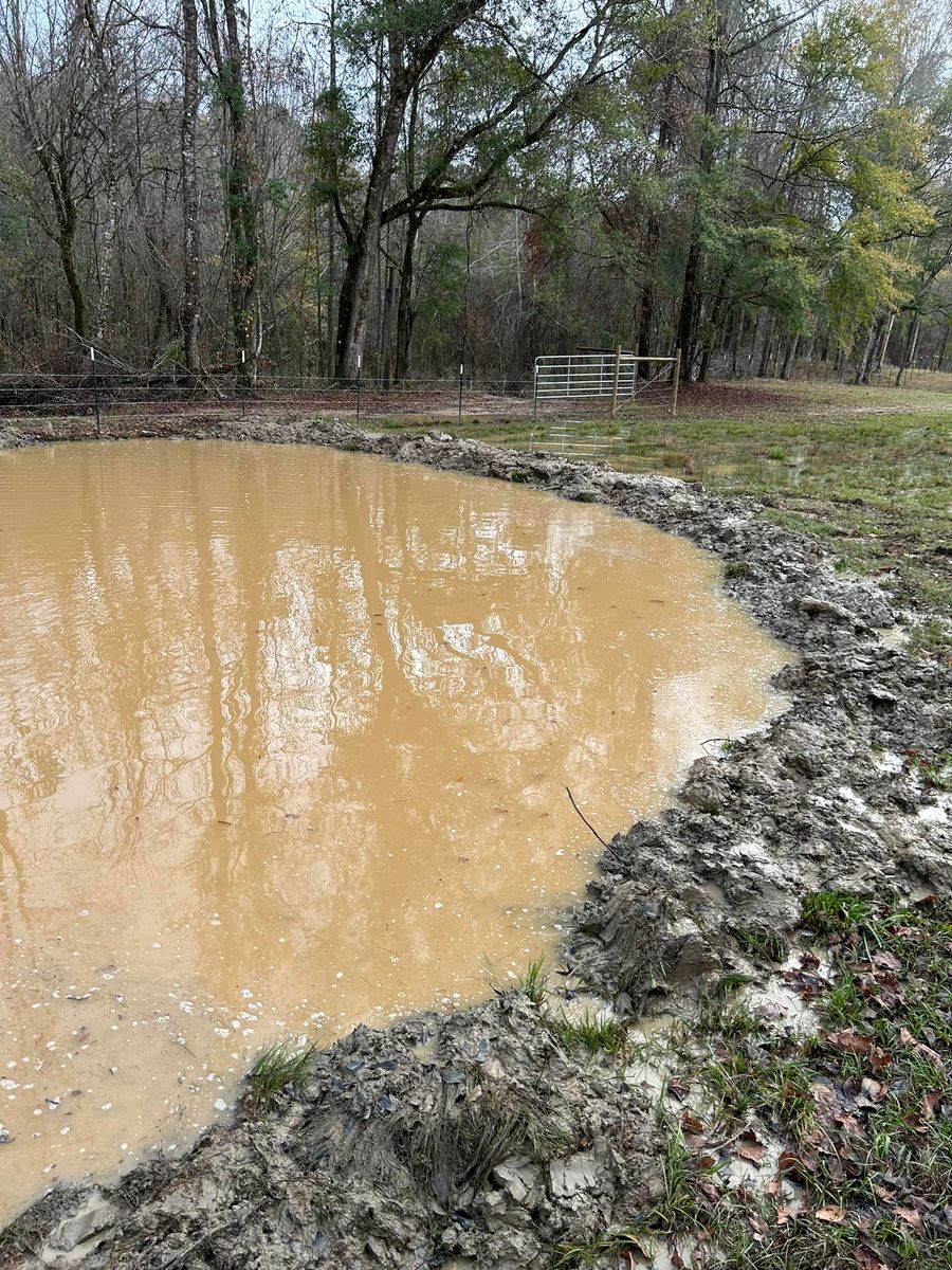 Pond Restoration for Kountry Construction in Brookhaven, MS