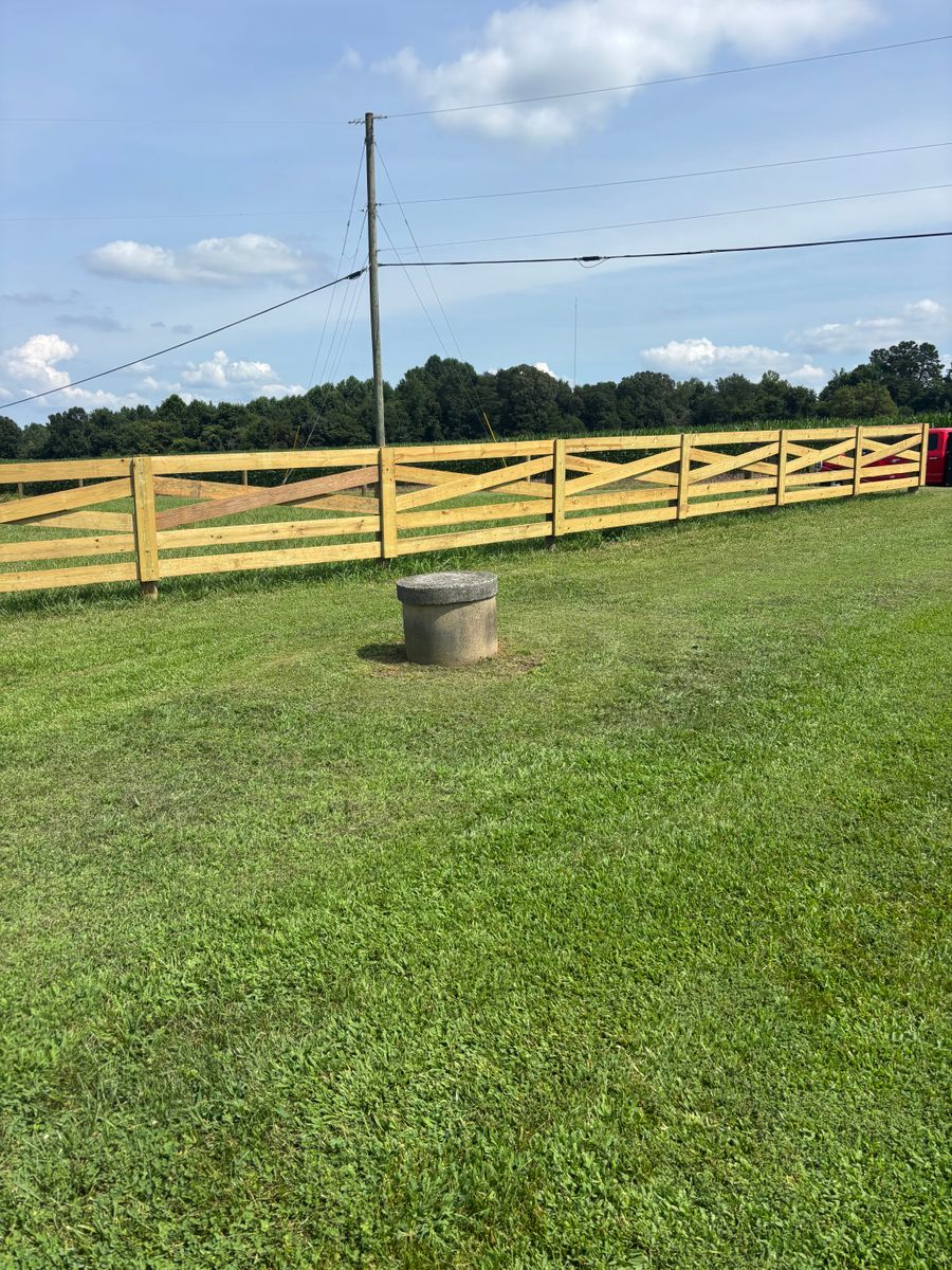 Fence Installation for LB Fencing & Services in Archdale, NC