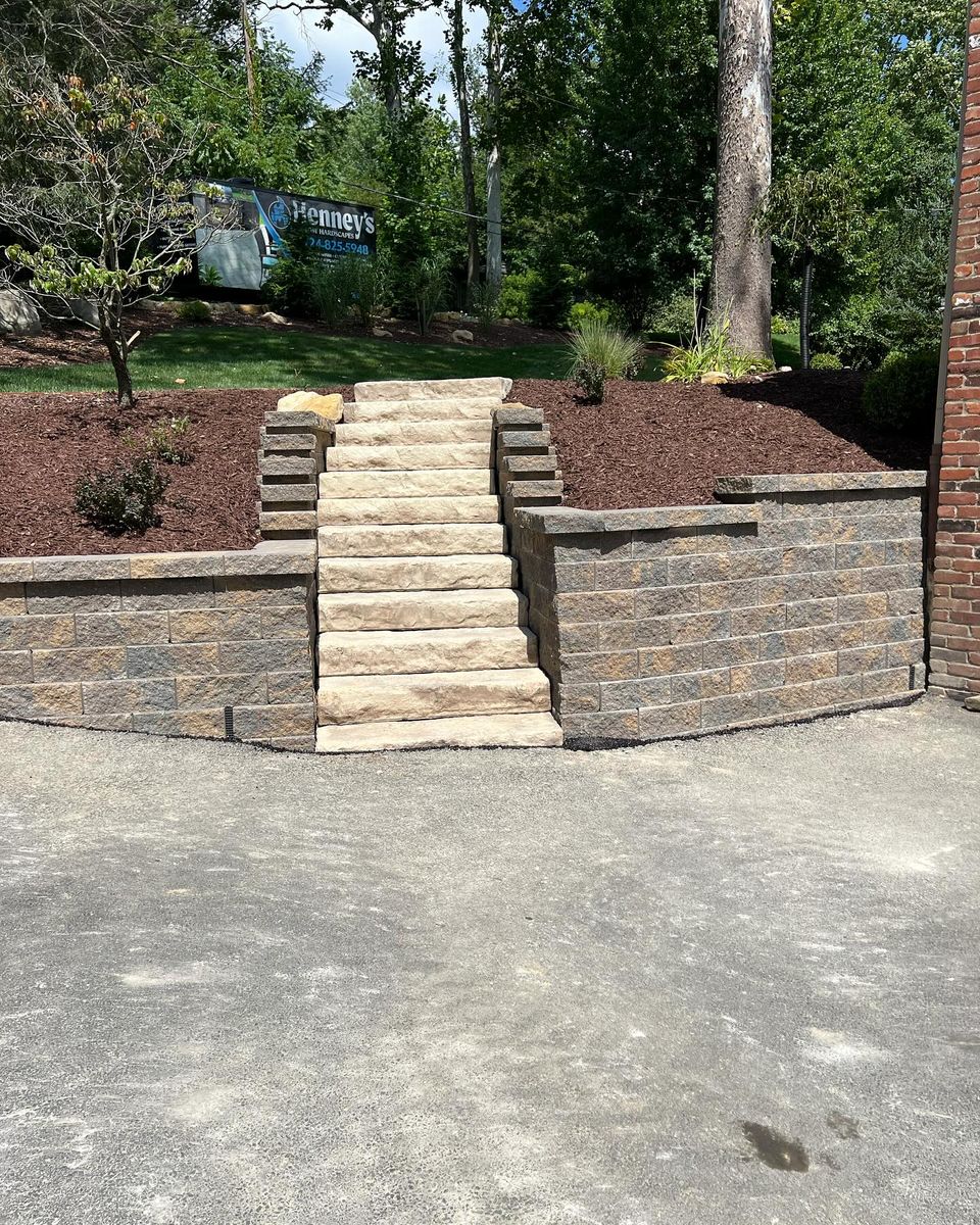 Paver Patios & Stone Step Installations for Henney’s Custom Hardscapes in Canonsburg, PA