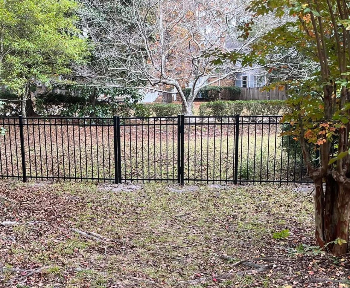Aluminum Fence Installation for JB Nealy Fence in Elgin, SC