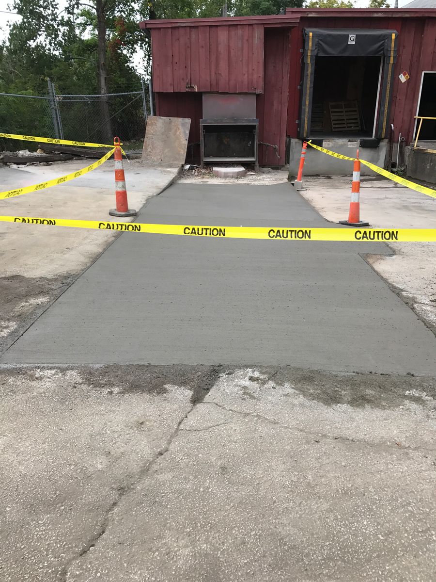Sidewalk Installation for Lake Erie Companies in Grand River, OH