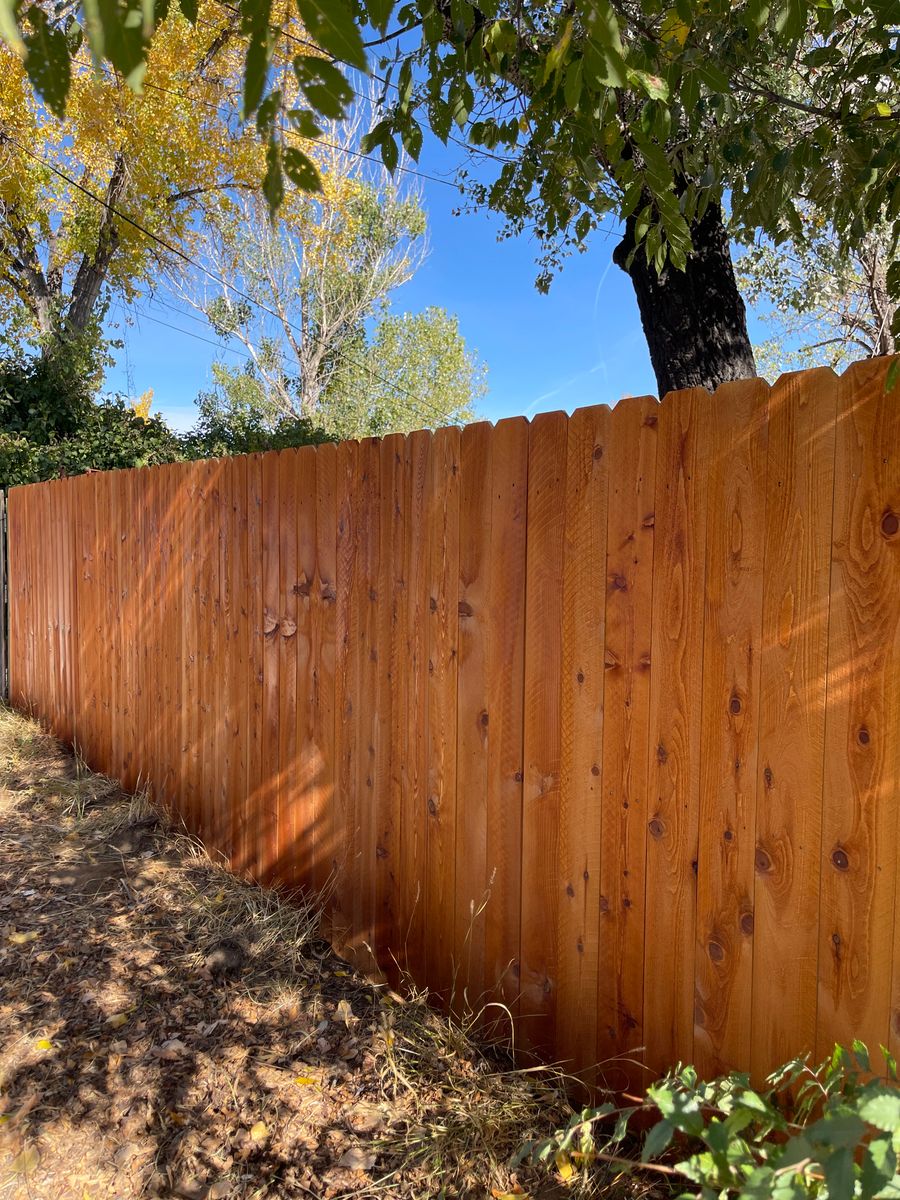 Residential Fence for DS Industries in Gillette, WY