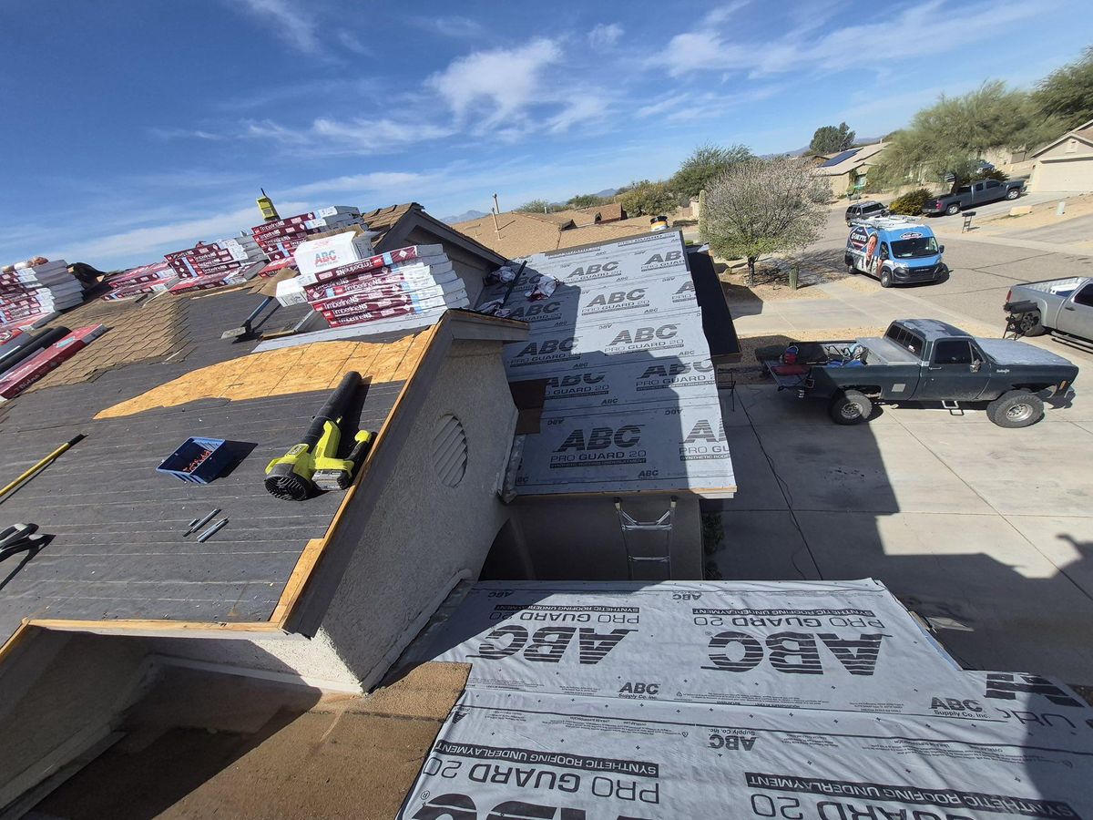 Roofing Repairs for Castro’s Custom’s Roofing LLC in Tucson, AZ