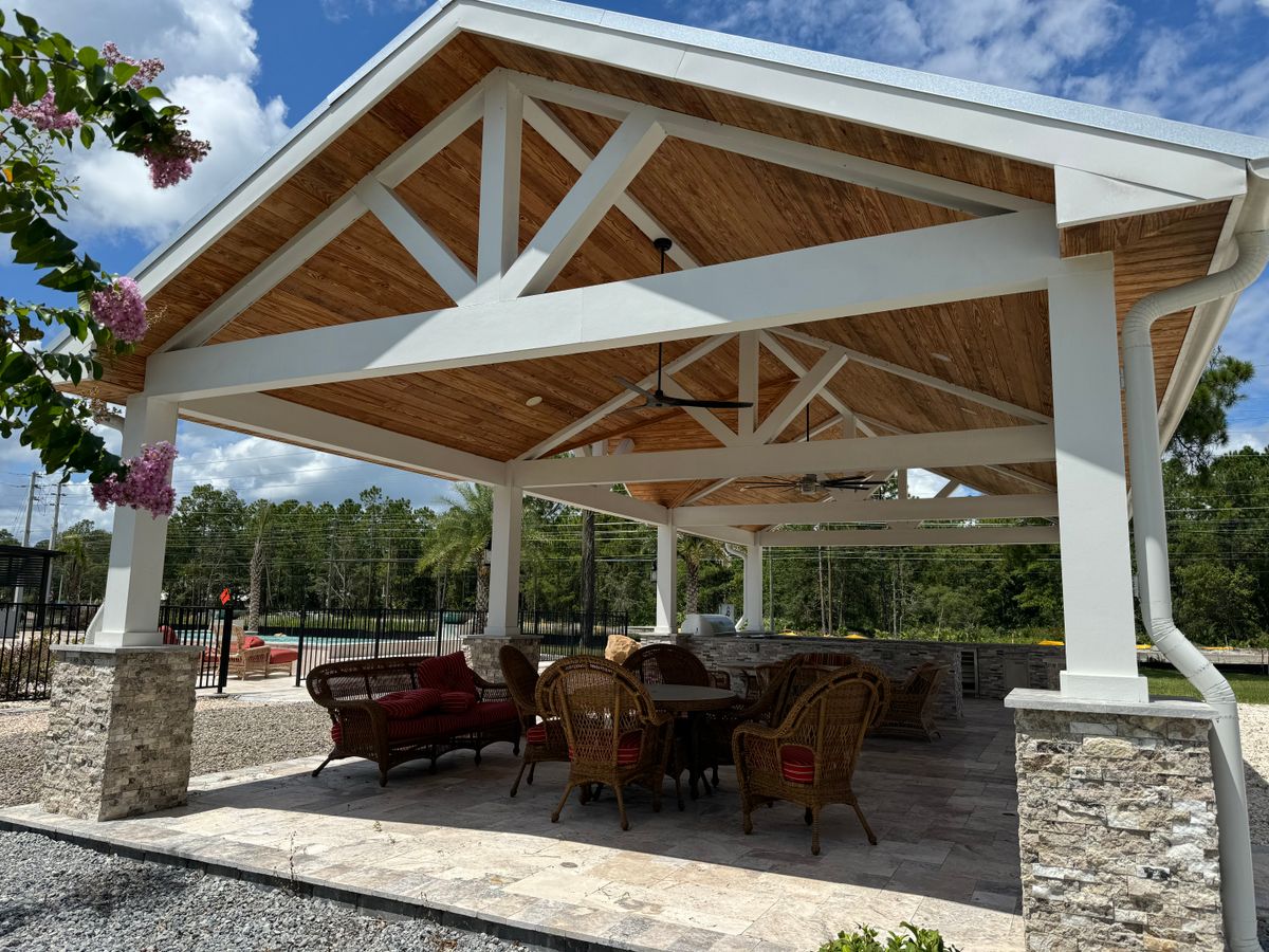 Pavillion Construction for MI Contracting LLC in St. Augustine, FL
