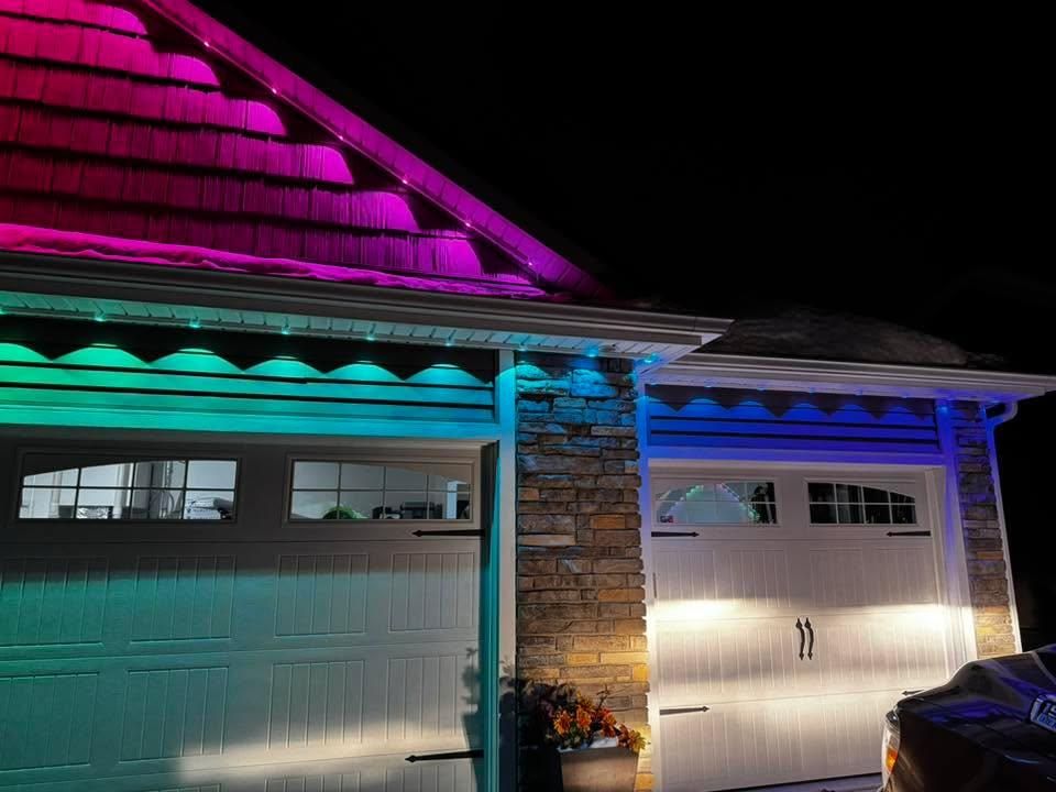 Permanent Outdoor Lighting for Risner Construction in De Motte, IN