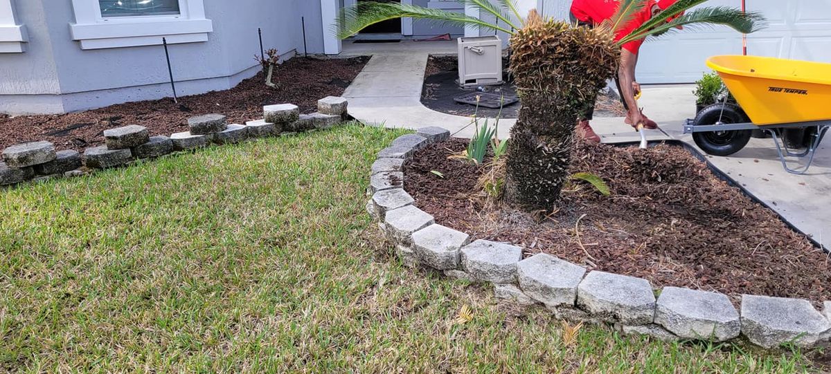 Mulch Installation for Tyson’s Full Service Lawn Care in Starke, FL