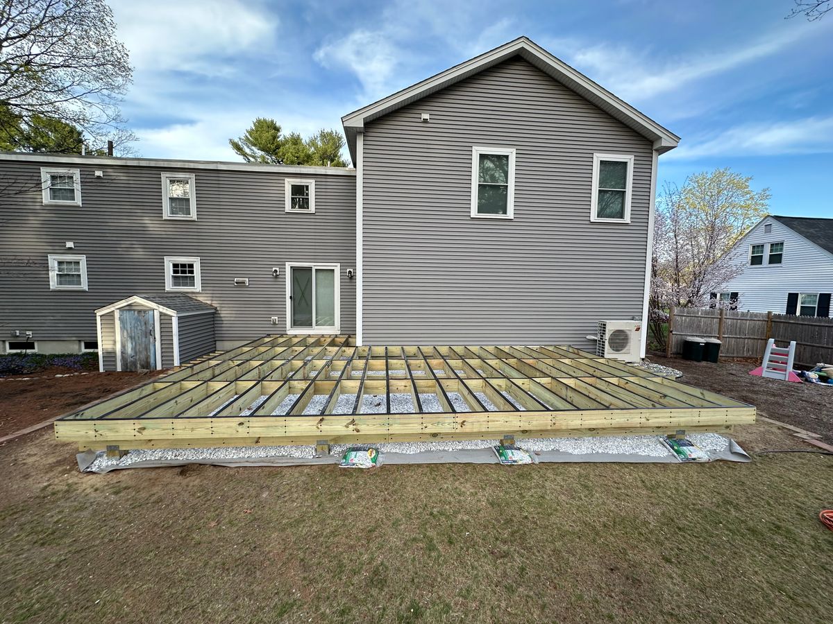 Deck Installation for Modern Art Construction in Lynn, MA