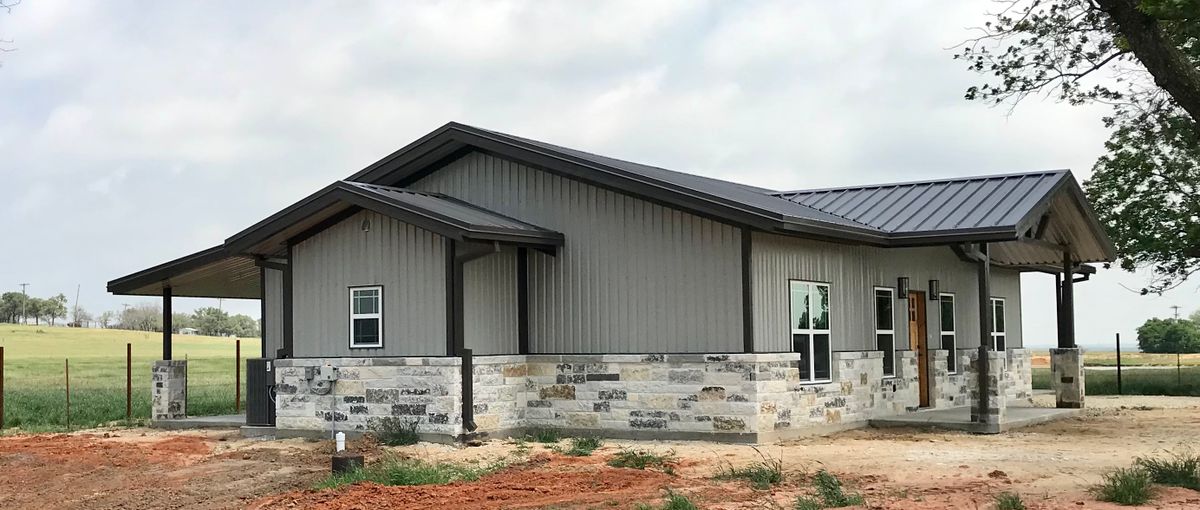 Metal Homes and Barndominiums for Herrmann Construction in Stephenville,  Texas