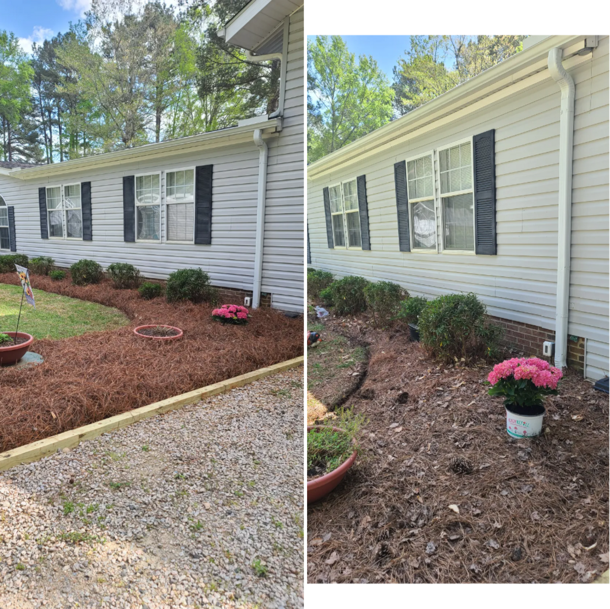 Mulch Installation for Westscape Designs in Lake Gaston, NC