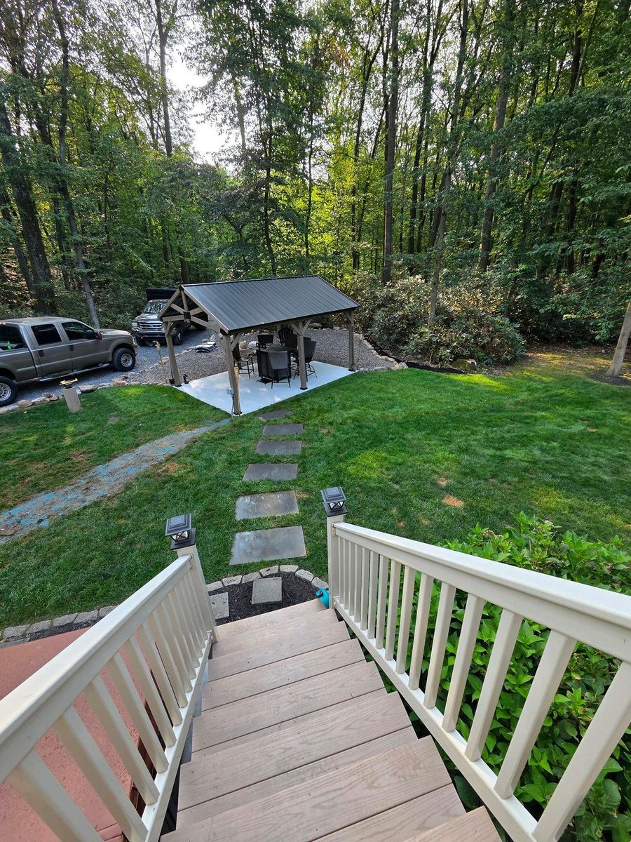 Gazebos and Pergolas for Jonathan A. Henne Property Services. in Hamburg, PA