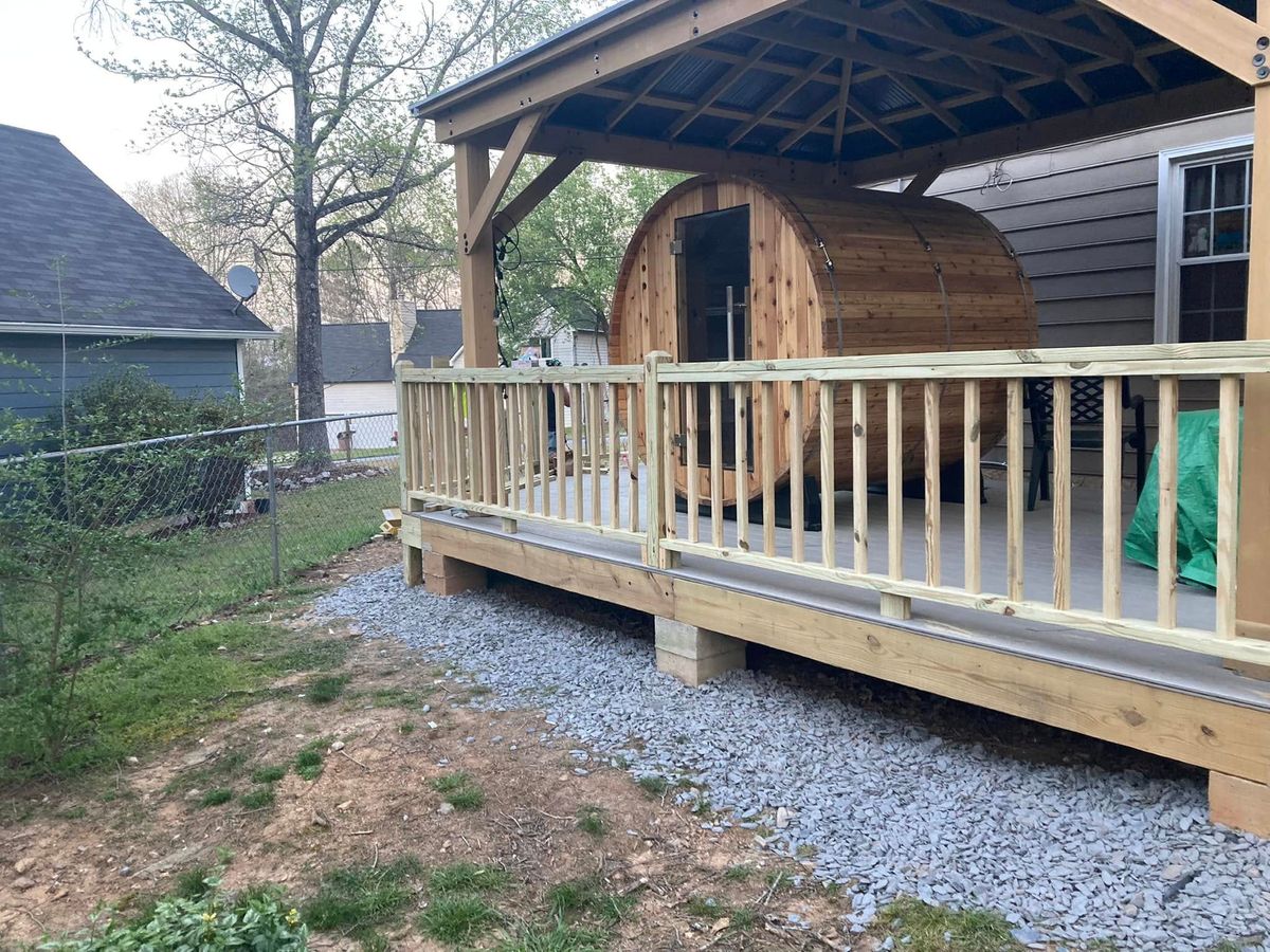 Deck & Patio Construction for American Pro in Rockmart, GA