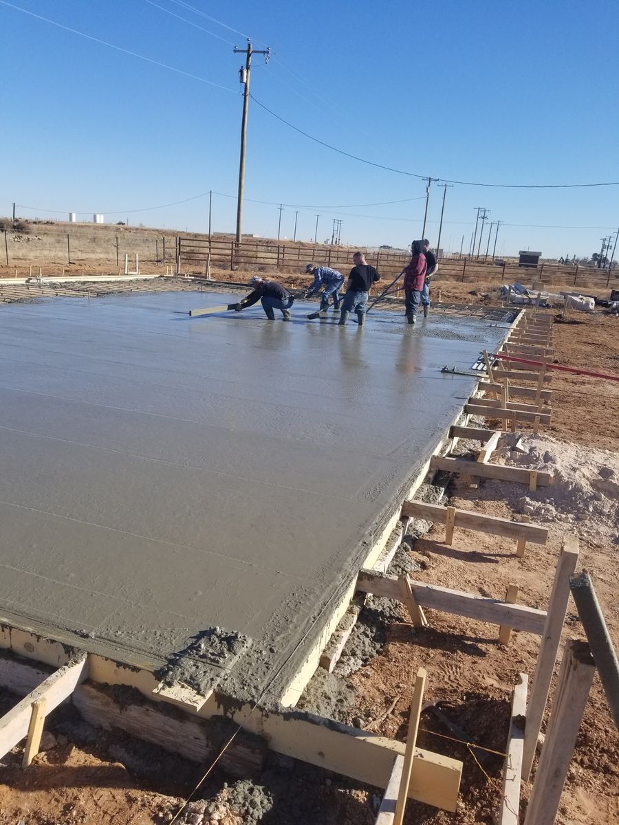 Framing for Shayne Prisk Construction in Midland, TX