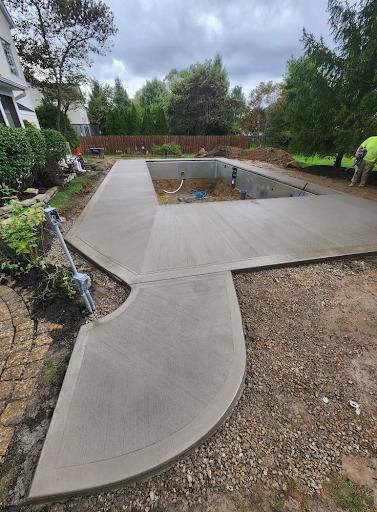 Concrete Pool Decks for New Edge Concrete in Mount Vernon, OH