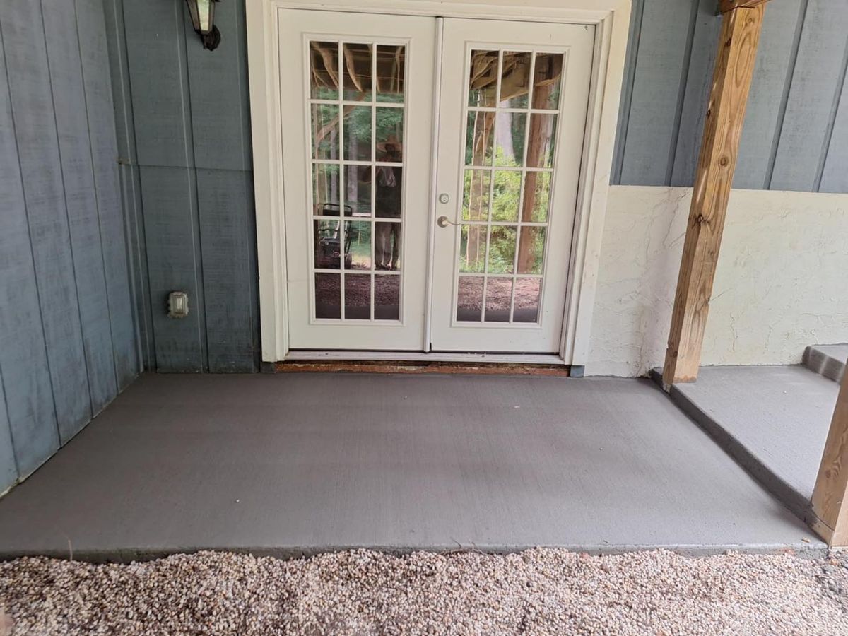 Patio Design & Installation for Rivera Concrete INC. in Greensboro, NC