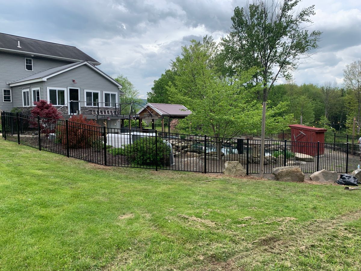 Retaining Wall Installation for Wood Home Creations in Carbondale, PA