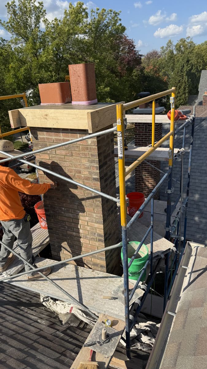 Brickwork for JM Restoration LLC. in South Milwaukee, WI