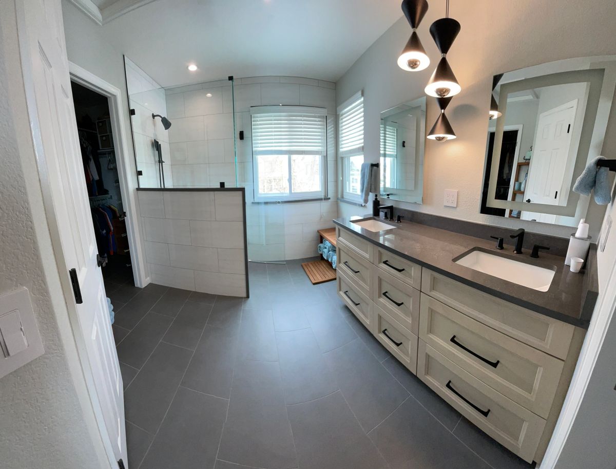 Bathroom Renovation for Quest Construction, Ltd. in Lafayette, CO