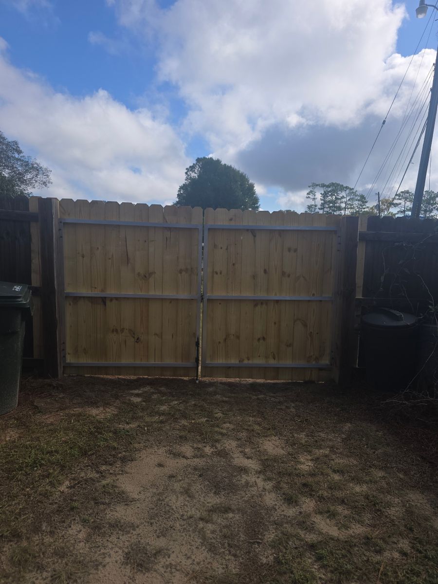 Fence Repair for Phillips Fencing Solutions in Pensacola, FL