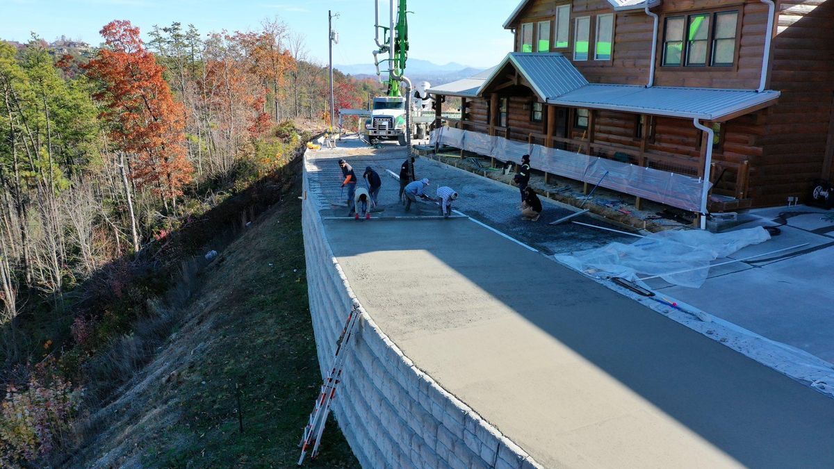 Boom Pumping for Williams Concrete Pumping in Knoxville, Tennessee