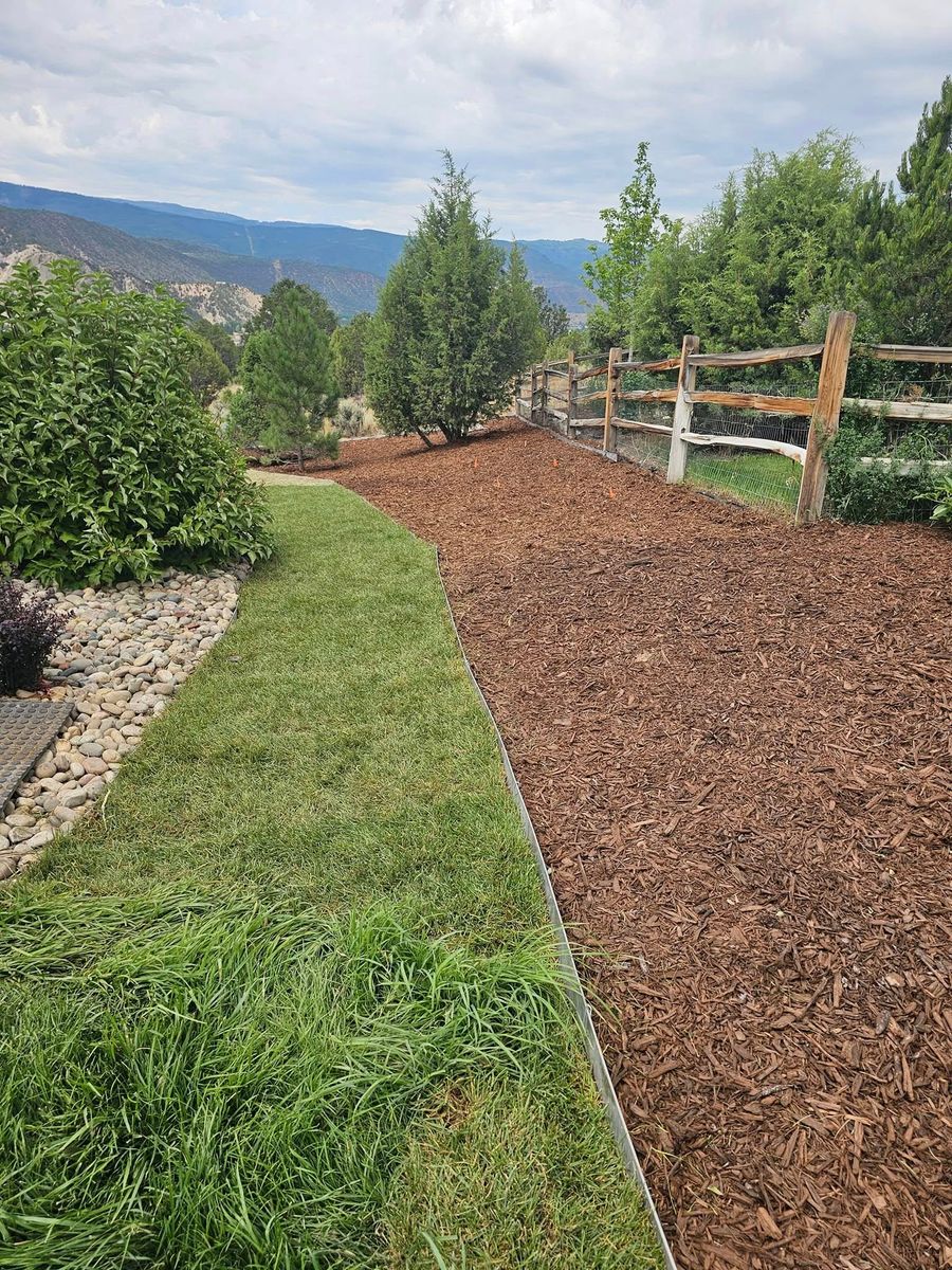 Landscaping for LRS: Landscape, Rescue, Snow in Silt, CO