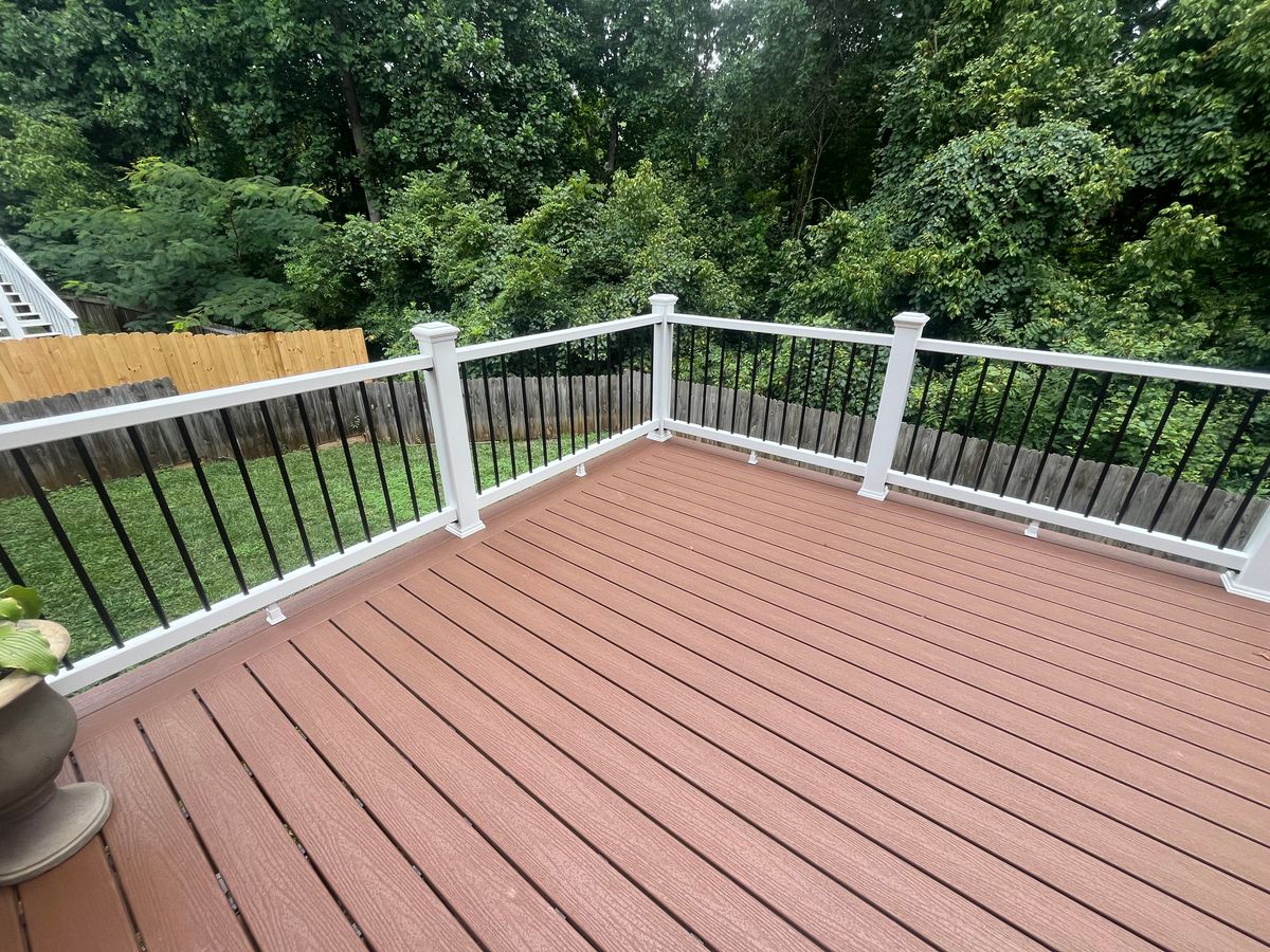 Porch Builds for Hughes Builders LLC in Greensboro, NC