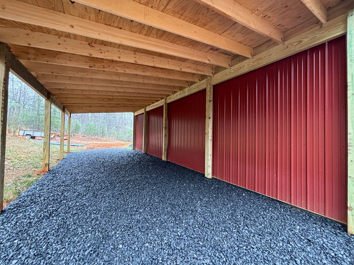 Driveway Construction for Schrock’s Land Management in Northern Virginia, Shenandoah Valley, VA