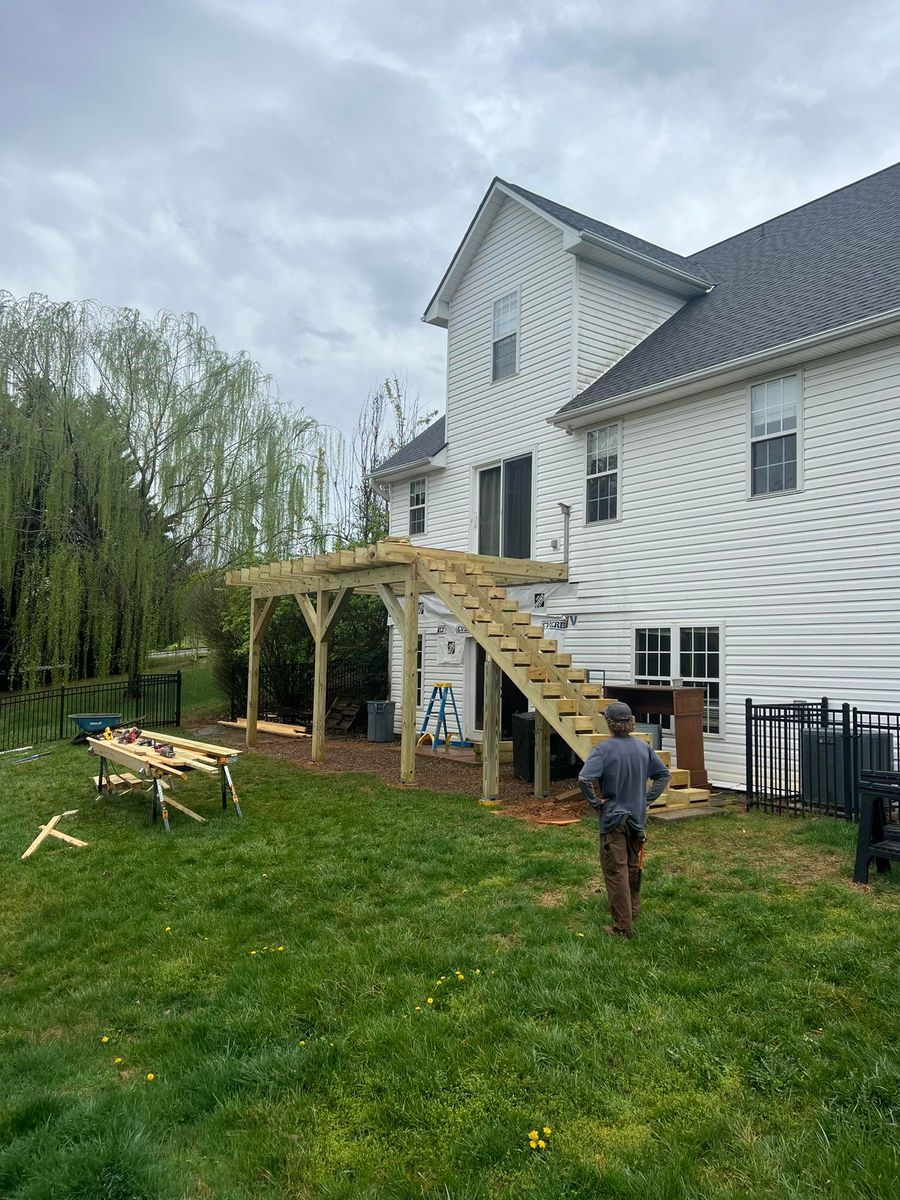 Carpentry for Redwood Construction in Asheville, NC