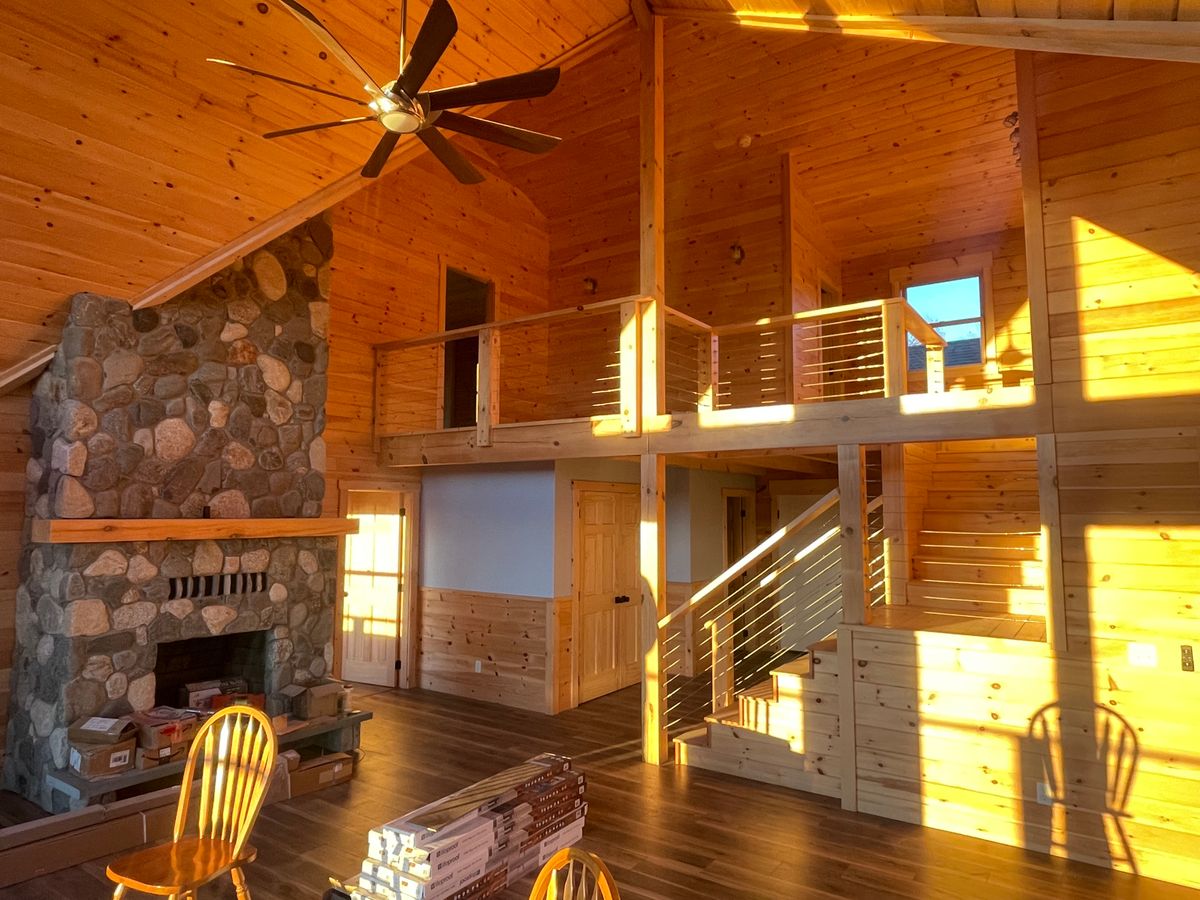 Custom Log Homes for McKenna General Contracting in Readfield, ME