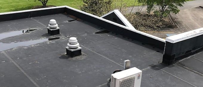 Commercial roofing installation for Certified Roofing Solutions Inc. in Marietta, GA