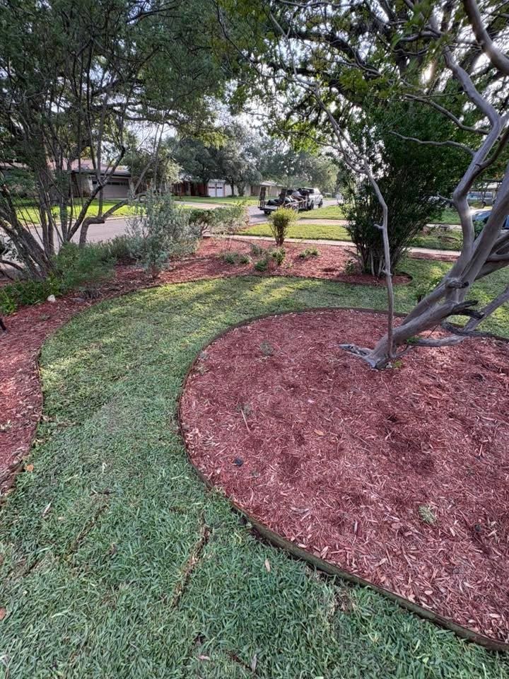 Sod & Seed installs for Bad Axe Landscapes LLC in Blanco, TX