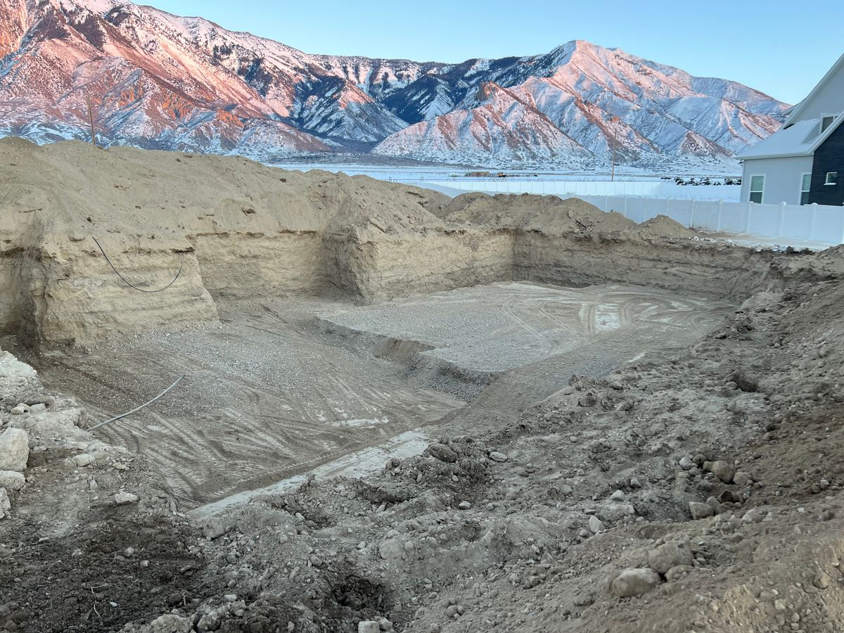 Site Preparation for Premier Rockwall & Excavating in Utah County, UT