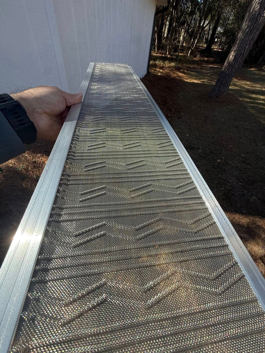Gutter Guard Installation for Dollar Roofing & Gutters in Jeffersonville, GA
