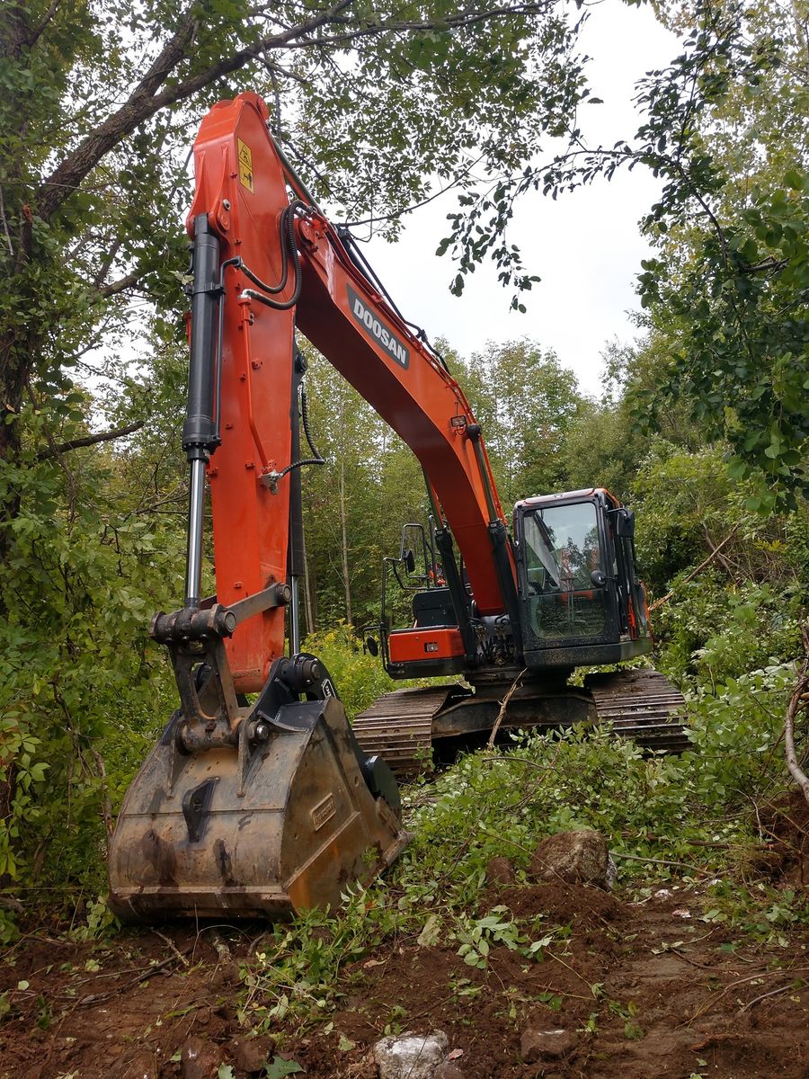 Land Clearing for MJS Excavating in Hardwick, MA