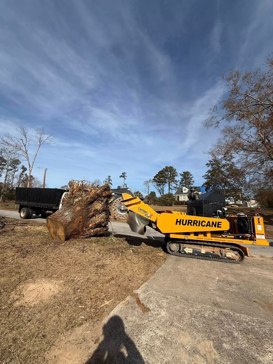 Stump Excavation for Dozier Stump Grinding in Augusta, GA