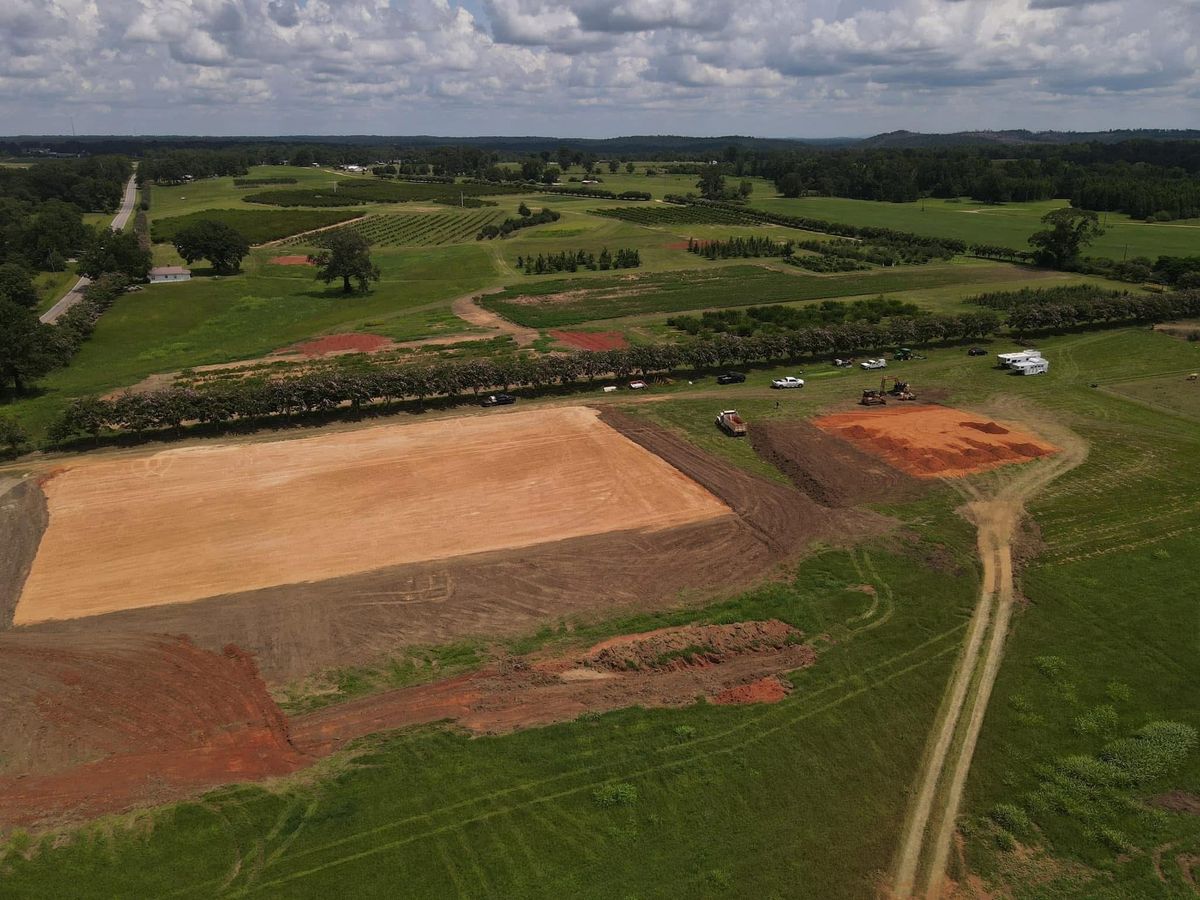 Horse Arenas and Large Area Grading for DC Construction Company LLC in Clanton, AL