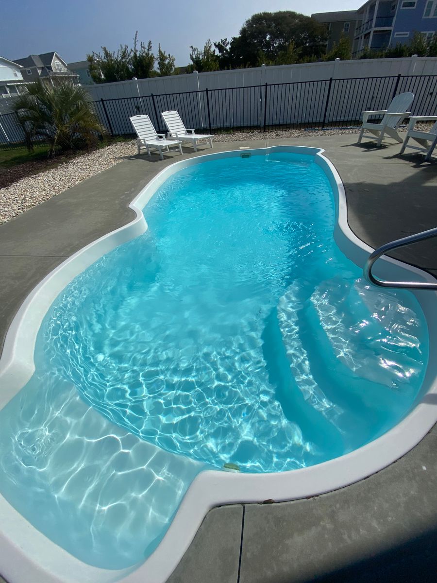Pool Cleaning for Carolina-Blu Pool & Spa in Oak Island, NC