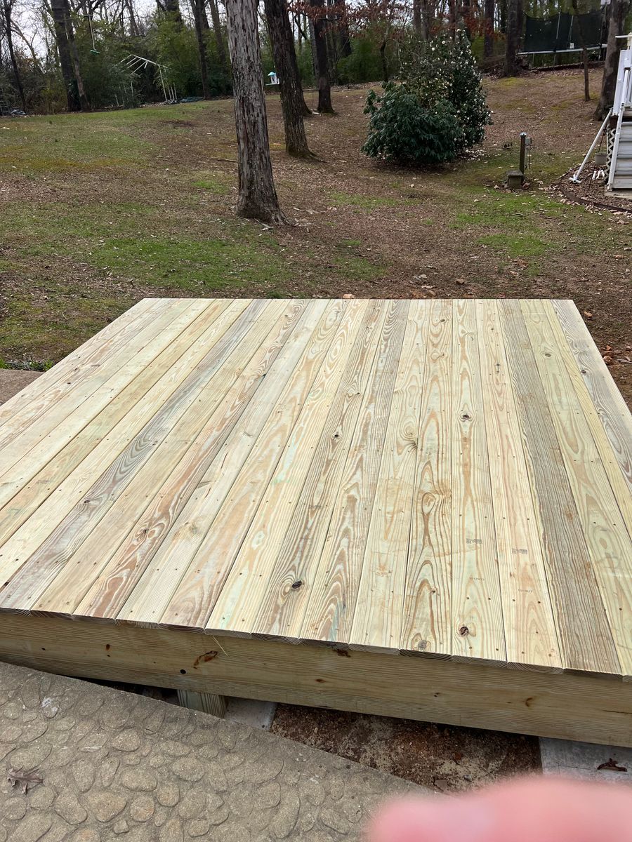 Deck & Patio Installation for T. Owen Henshaw Construction in Chattanooga, TN