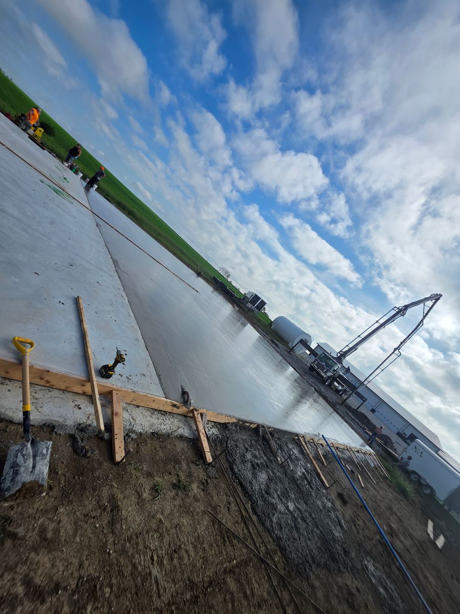 Concrete Slab Construction for New Age Concrete in Perry, IA
