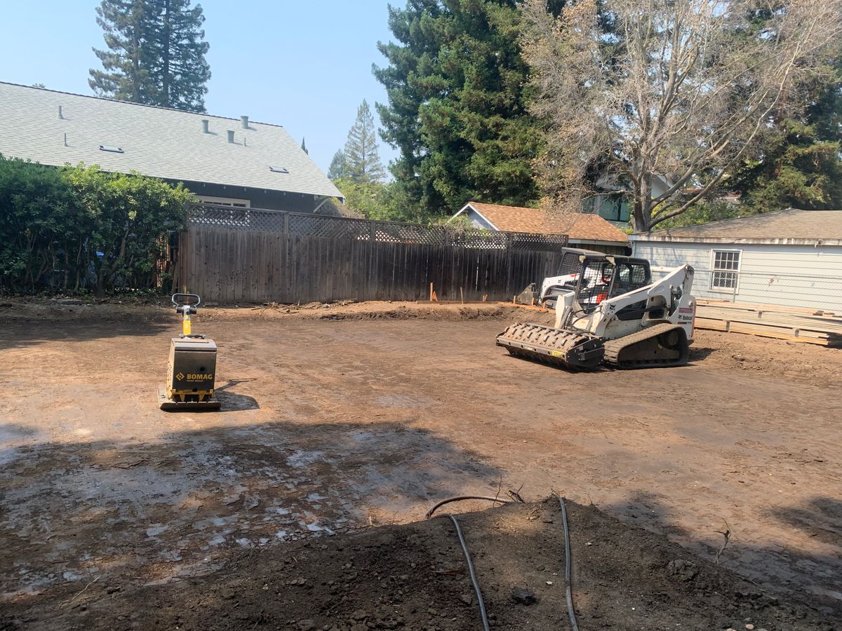 Site Preparation for Morales Concrete in Santa Clara, CA